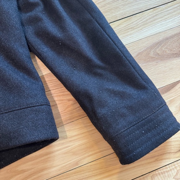 BOSS Hugo Boss Virgin Wool Full Zip Bomber Jacket with Faux Fur Collar - Picture 3 of 9